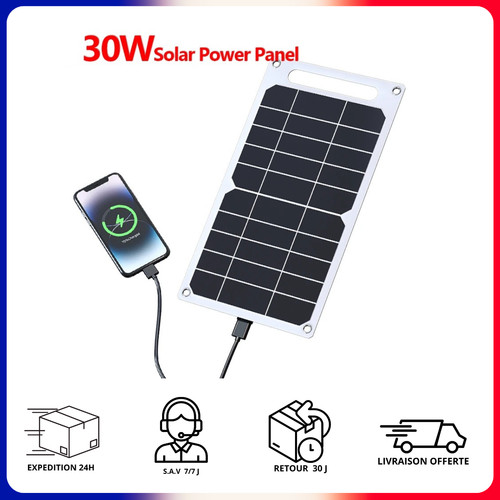 Chargeur solaire usb 30w - chargeur,
