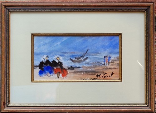 Superbe peinture marine bords - marine,