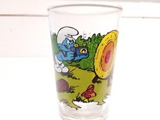LES SCHTROUMPFS / VERRE A