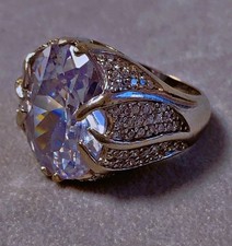 Magnifique grosse bague argent