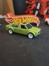 Hotwheels Custom Volkswagen Caddy Wheelswapped And Loose Green