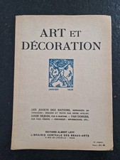 Revue Art et décoration janvier 1926 jouets des nations Louis Dejean Van Dongen
