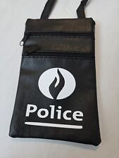 Petite Sacoche Tour De Cou Bandouliere Police Belge
