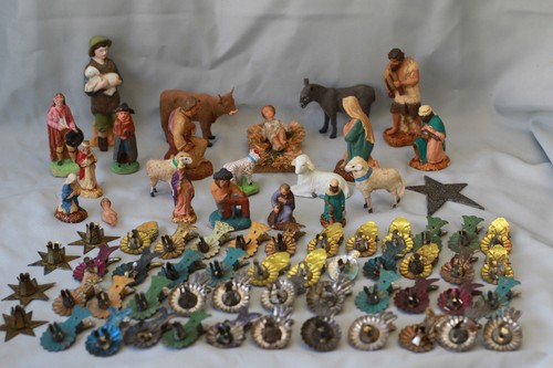 Eléments ancien crèche - ancien,