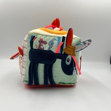 Lilliputiens Farm Activity Sound Cube Plush Toy