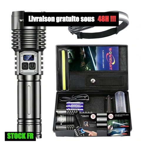 Lampe torche led rechargeable - lampe,