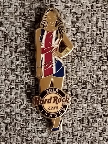 Pin girl hard rock - hard, cafe/