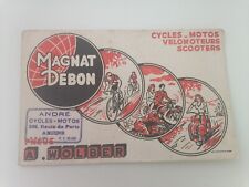 Magnat Debon French manufacturer cycle motorcycle scooter until 1962 Wolber Buvard