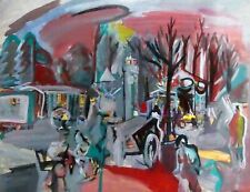 Grande gouache Manège Fête