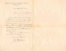 1904 NOTAIRE PHILEAS CHENEAU A