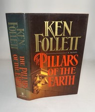 The Pillars Of The Earth-Ken Follett-SIGNED-TRUE First Edition-1st State DJ-RARE