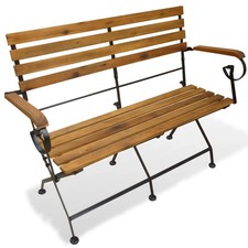 Banc Pliable de Jardin Bois