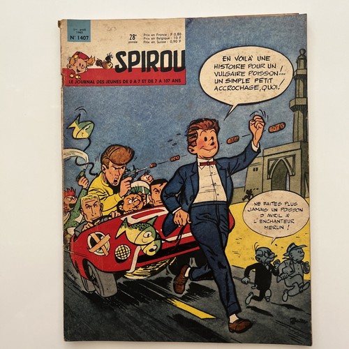 Spirou hebdomadaire 1407 - hebdomadaire,
