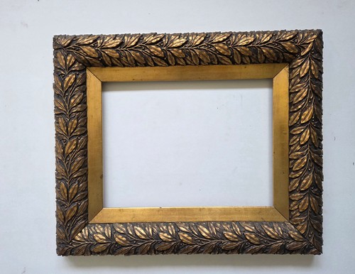 Cadre ancien bois stuc - et,