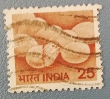 TIMBRE INDE INDIA 1979 OEUFS A COUVER
