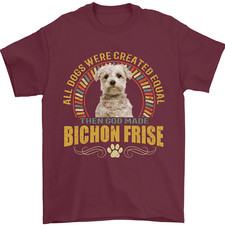Un Chien Bichon Frisé T-Shirt 100% Cotton