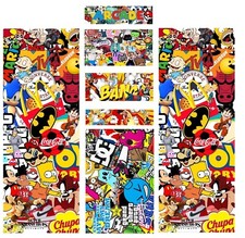 Stickers Pop art Universel Pour Borne d'Arcade