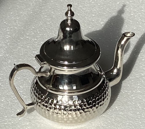 Théière métal argenté - théière,