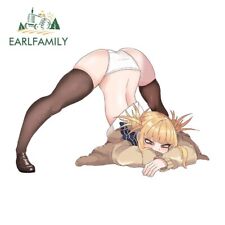 EARLFAMILY 5.1" My Hero Academia Toga Himiko Car Stickers Anime Decal Windshield