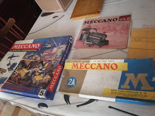 Lot boites meccano - de,