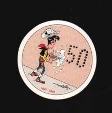 MORRIS . 1 AUTOCOLLANT LUCKY