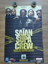 Affiche Concert Saian Supa Crew Hold UP Tour Rap Hip Hop Français 