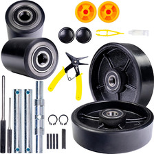 CRWON PTH50 Pallet Jack Wheel Kit Set Complete
