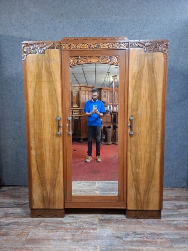 Armoire glace trois portes - armoire,