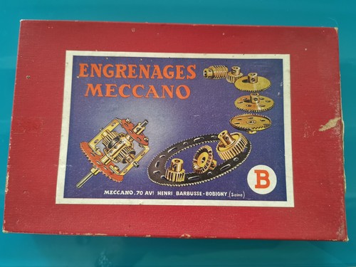 Meccano boite engrenages - meccano,