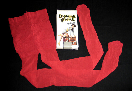 Collant grandi firme rouge - collant,