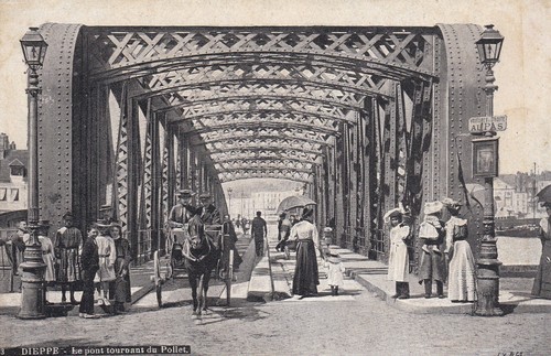 Old postcard dieppe - old,