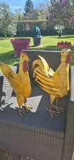 Poule et Coq En Fer Forget