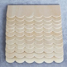 12 Pièces Non Peintes 1/12