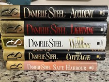Lot of 5 Danielle Steel Hardcover Books, 90s-00s, Delacorte Press