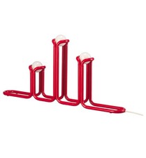 Gustaf Westman x IKEA STRÅLA STRALA LED Candelabra, Metal Red (106.068.76) NEW