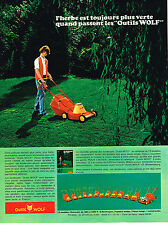 1969 ADVERTISING ADVERTISING WOLF TOOLS Rotundor Mower