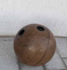 Antique large bowling ball, diameter 21 cm