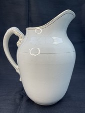 Ancien Grand Broc de Toilette Moulin des Loups & Hamage Style Art Déco Cruche