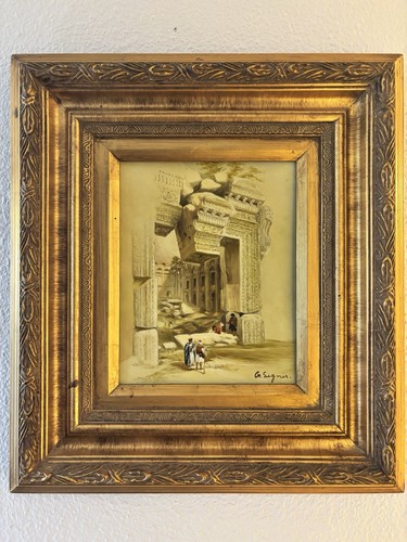 Tableau orientaliste segner - tableau,