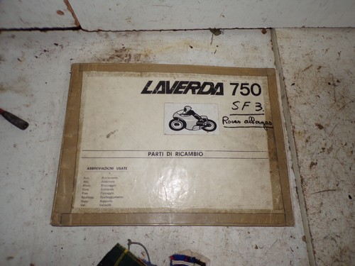 750 laverda catalogue de - sf,