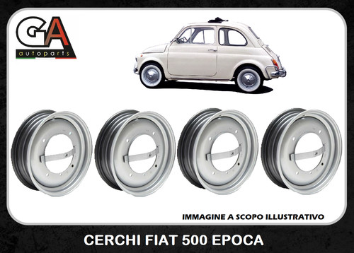 Jantes fiat 500 époque - Époque, 12"