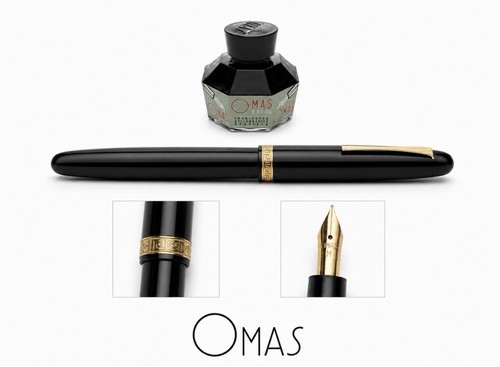 Stylo plume omas - extra, collier