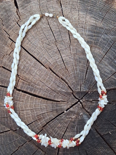Collier rangs nacre - collier,