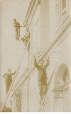 Photo ID Card - Men Installing Electric Public Street Lights