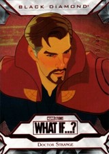 2023 Upper Deck Marvel What if...? BD3 Black Diamond Red Doctor Strange 13/49