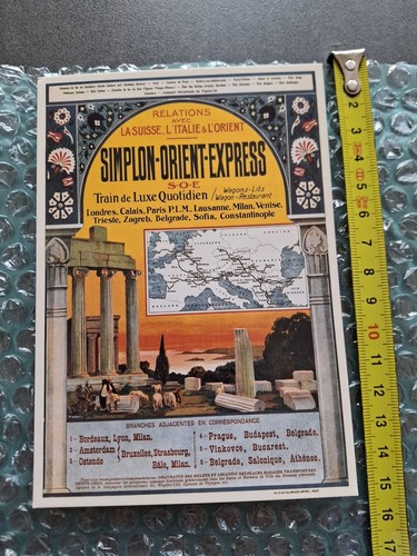 Carte postale orient express - postale,