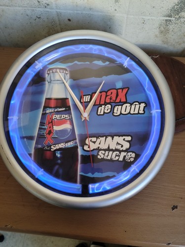 Horloge néon pepsi - pepsi,