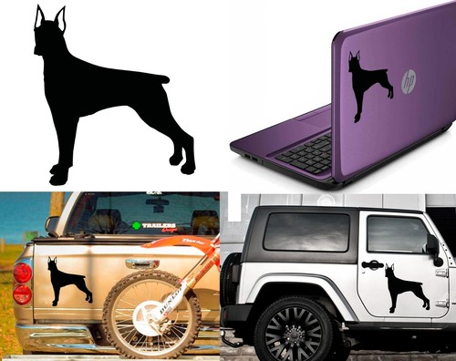 Doberman autocollant en - doberman,,