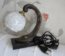 Ancienne lampe Art Déco socle