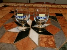 RICARD lot  2 verres ballon 17
